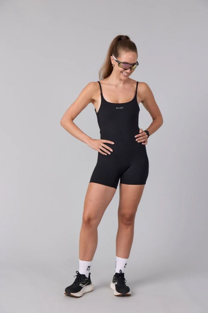 BLK.LAB11 - 11ELEGANT STRING BODYSUIT - Black